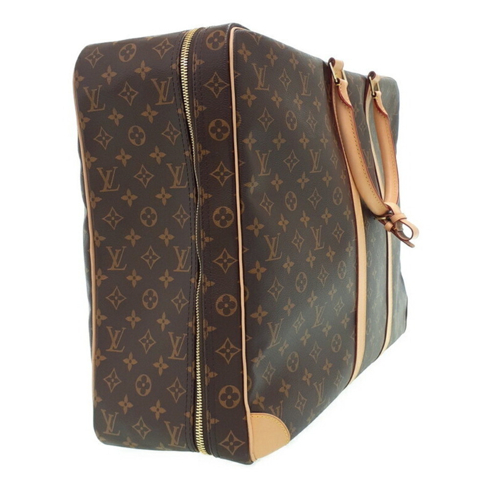 Louis Vuitton Sirius Boston Leather Brown Bag Monogram